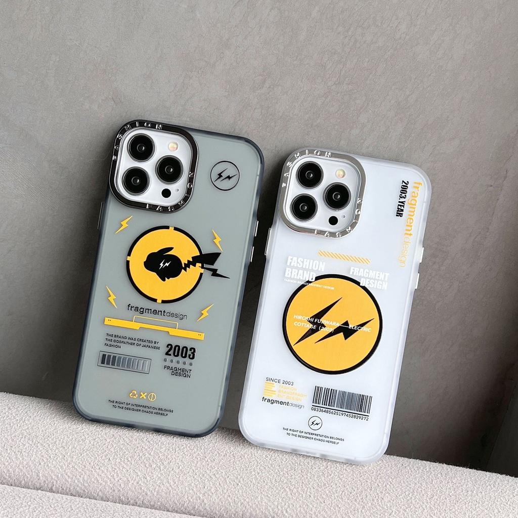Ốp Lưng Cho iphone 14 Pro Max / 14 Pro / 13 Pro Max / 12 Pro Max Pikachu Nhám Bảo Vệ Camera , Chống Bám Vân Tay