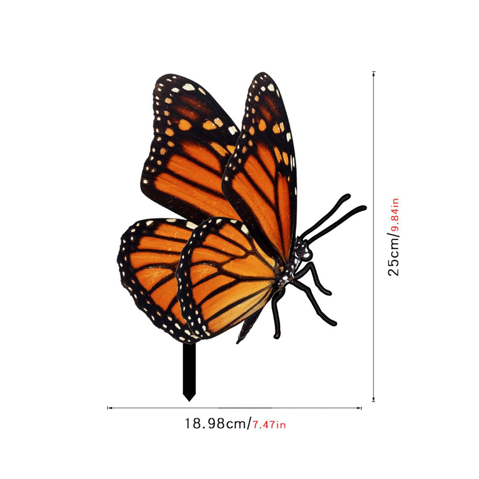 Decoration Art Gift Artwork Butterfly Figurines for Balcony