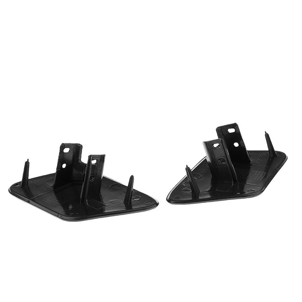 1 Pair L & R Unpainted Headlight Washer Cover Cap for Audi A4 B7 2005-2008