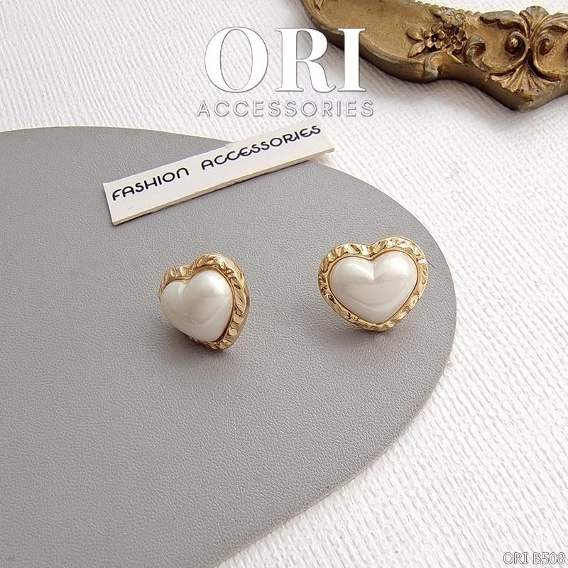 Bông tai nữ hình trái tim Giselle xinh xắn ORI ACCESSORIES B508