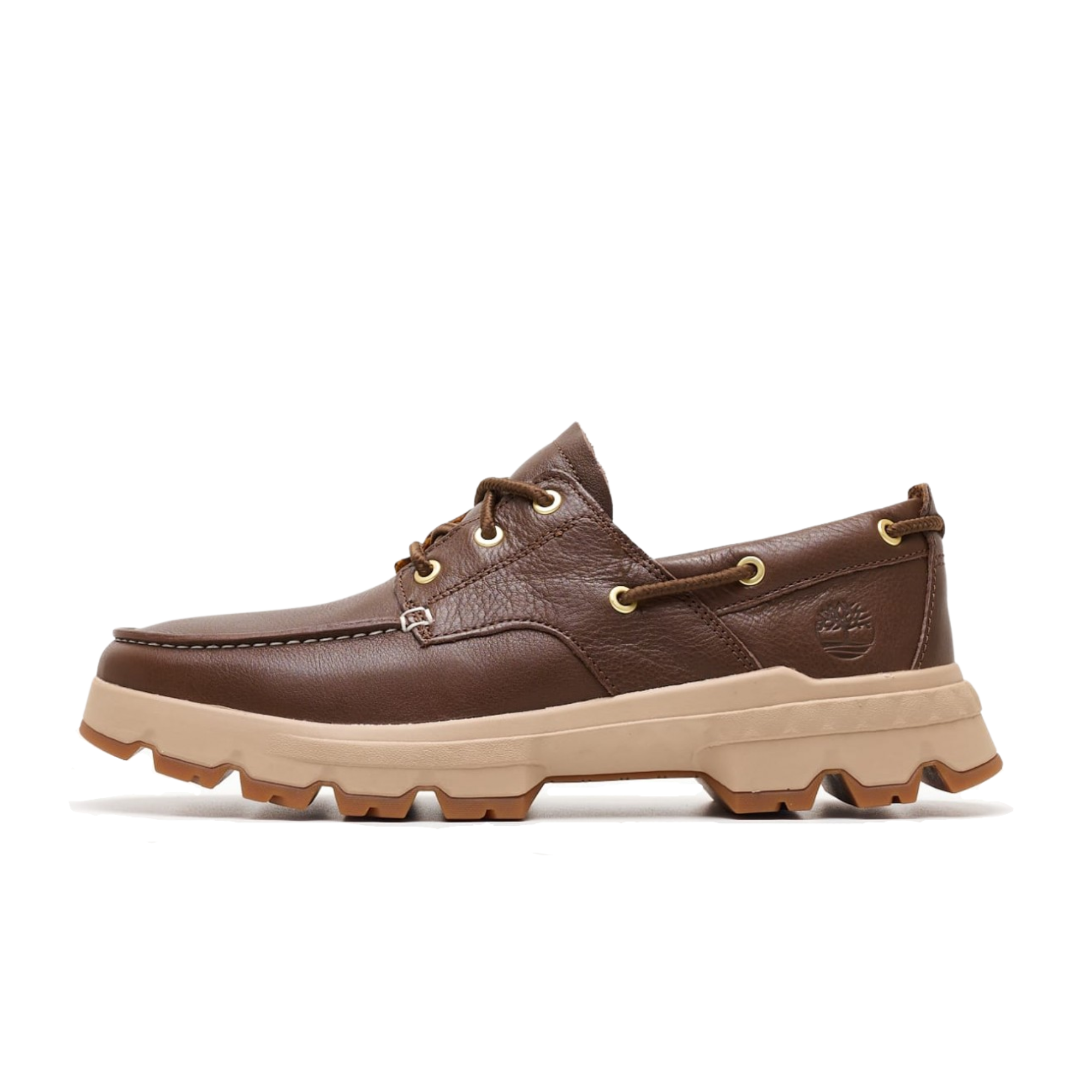 [NEW] Original Timberland Giày Lười Nam Moc Toe Oxford Dk Brown Full Grain TB0A5RH4