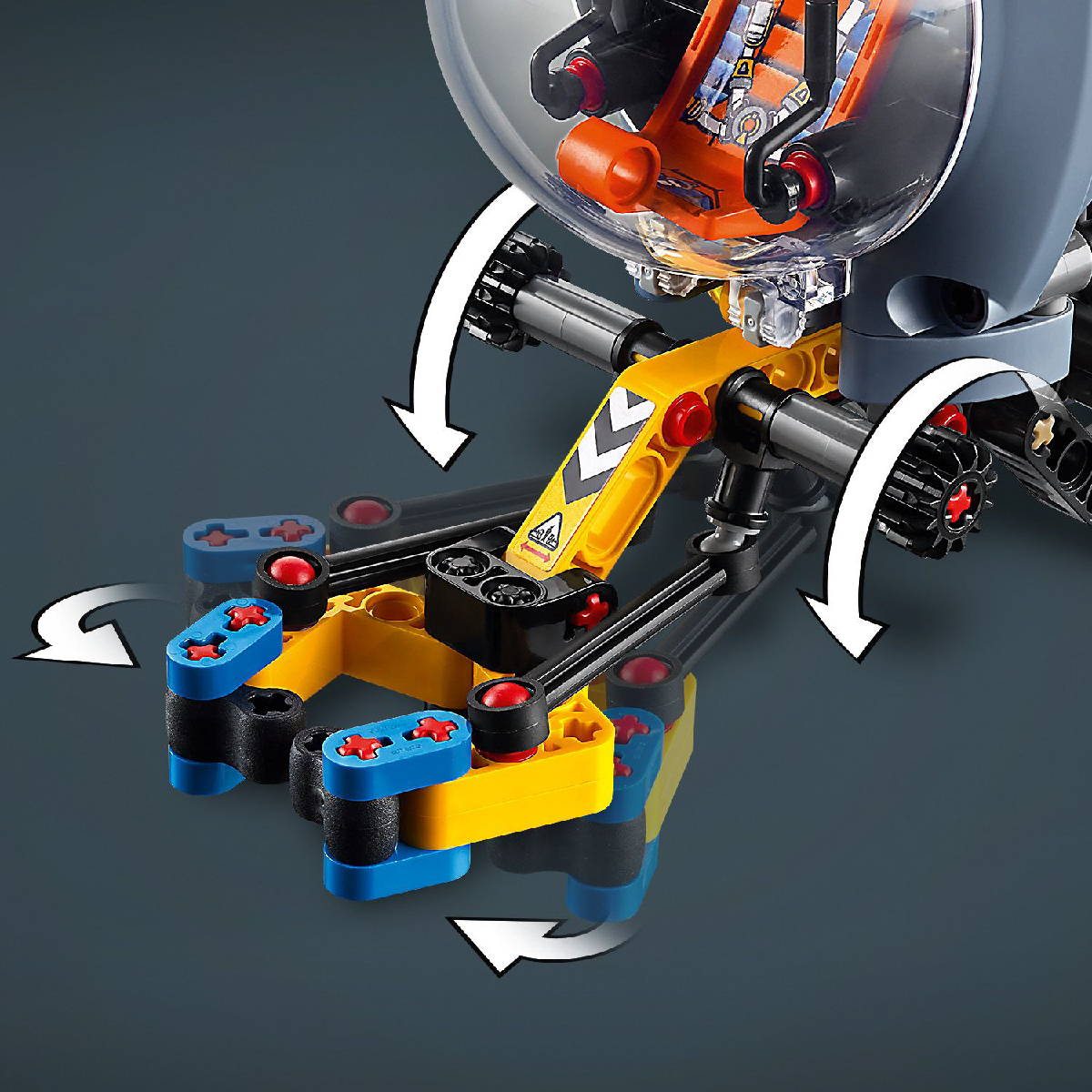 Đồ Chơi Lắp Ráp Tàu Ngầm Nghiên Cứu Biển Sâu LEGO TECHNIC 42201 (413 chi tiết)