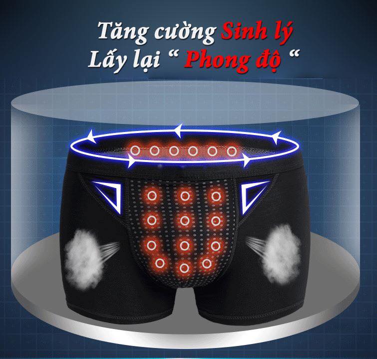 Quần sịp gắn nam châm cải thiện sinh lý cho các anh
