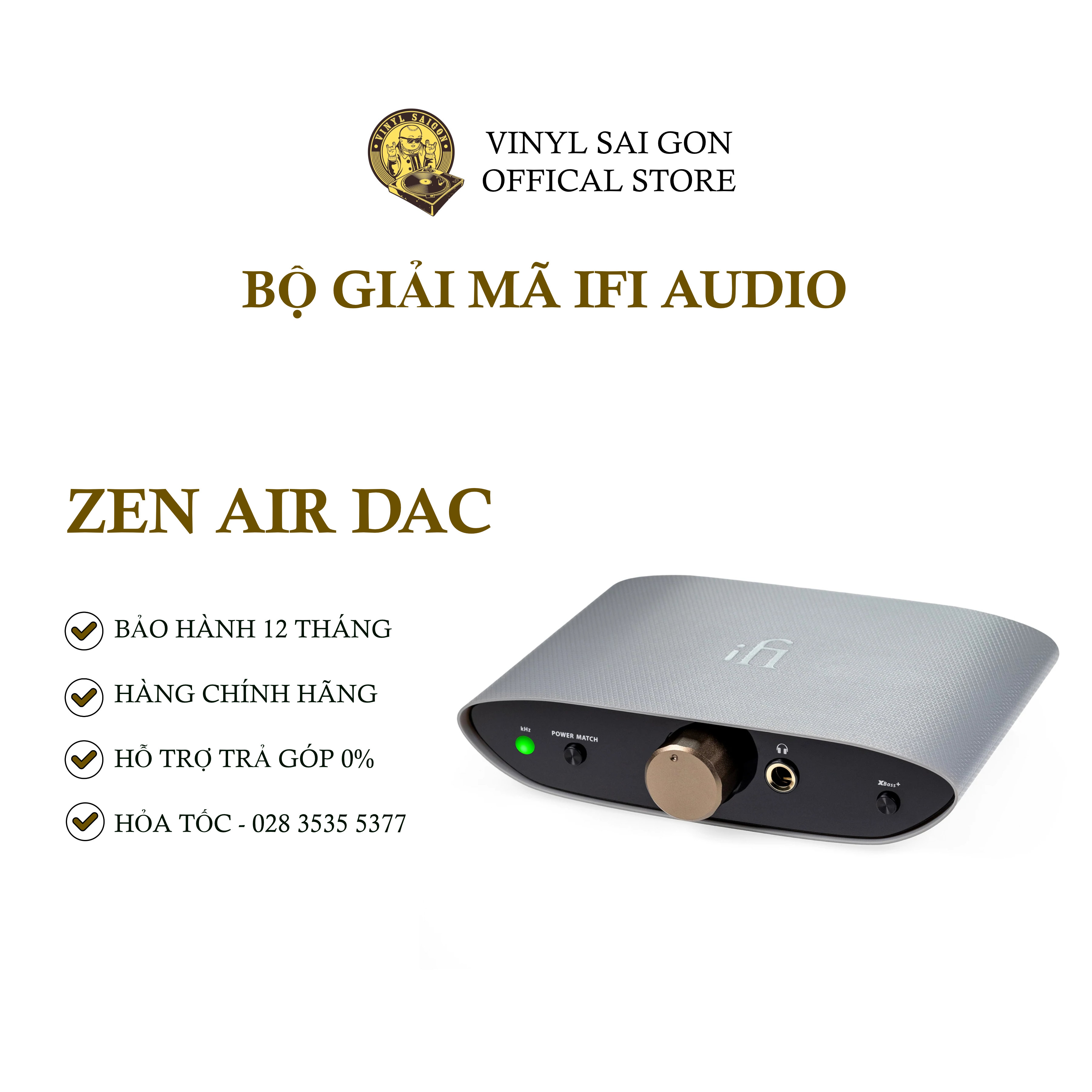 Bộ Giải Mã Dac/Amp iFi ZEN Air Dac - Hàng Nhập Khẩu