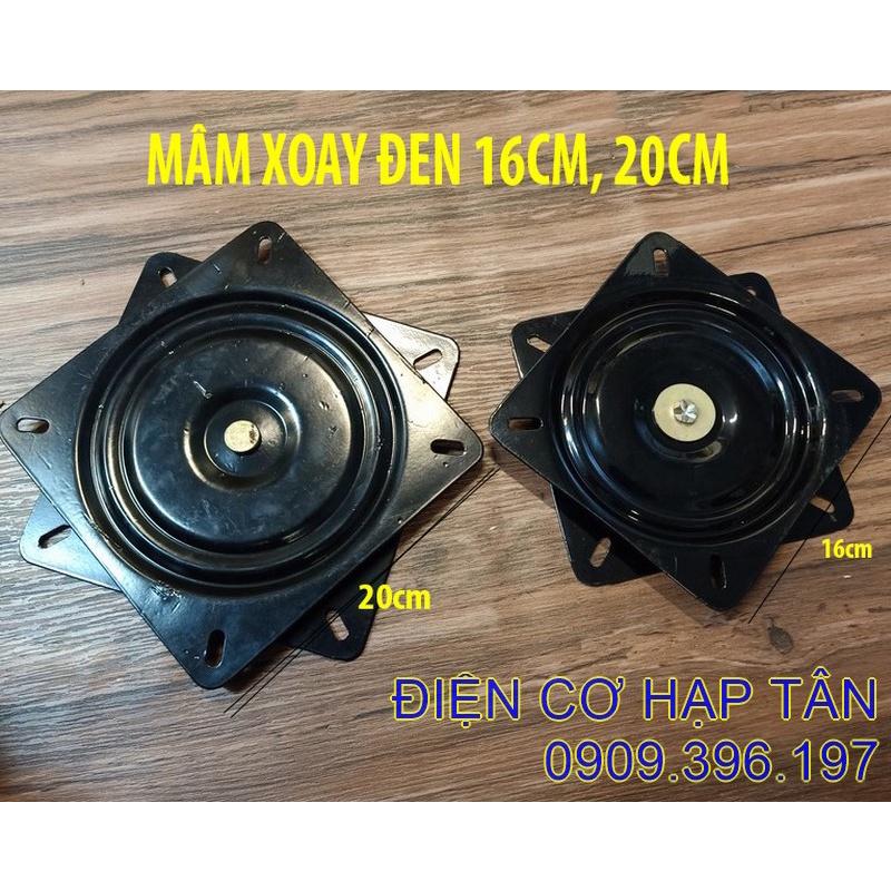 MÂM XOAY GHẾ 16 -20CM -TRONG NGÀNH MỘC - ĐEN