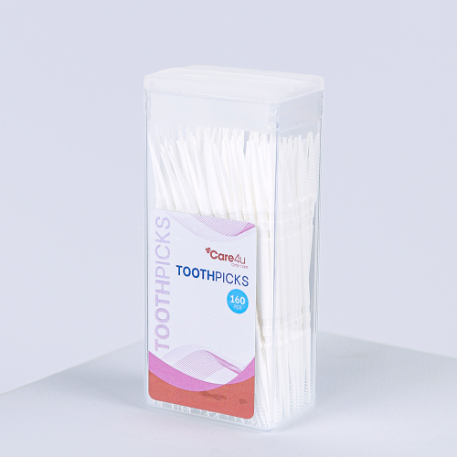 (Mua 4 tặng 1) Tăm nhựa bảo vệ răng miệng Care4u 160 chiếc