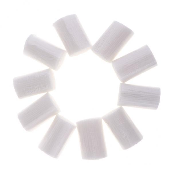 2X 10 Bundle Crocheting Rug Yarns for Sewing Crafts White