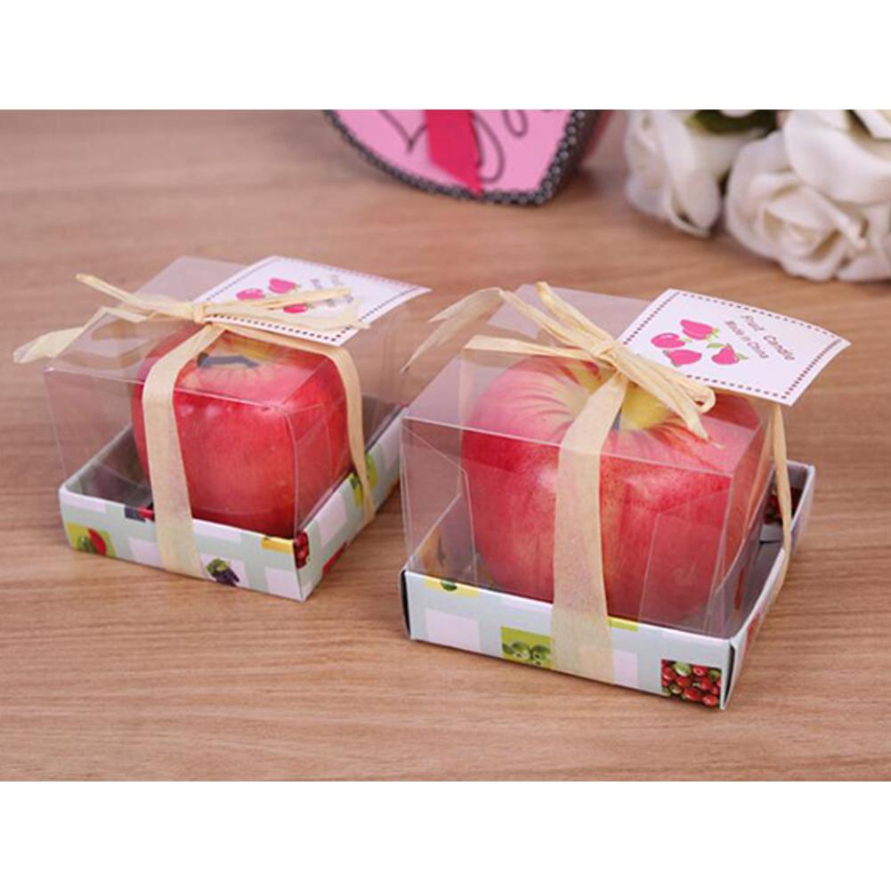 Emulational Apple Orange Candle Christmas Eve Gift Fruit Scented Candle