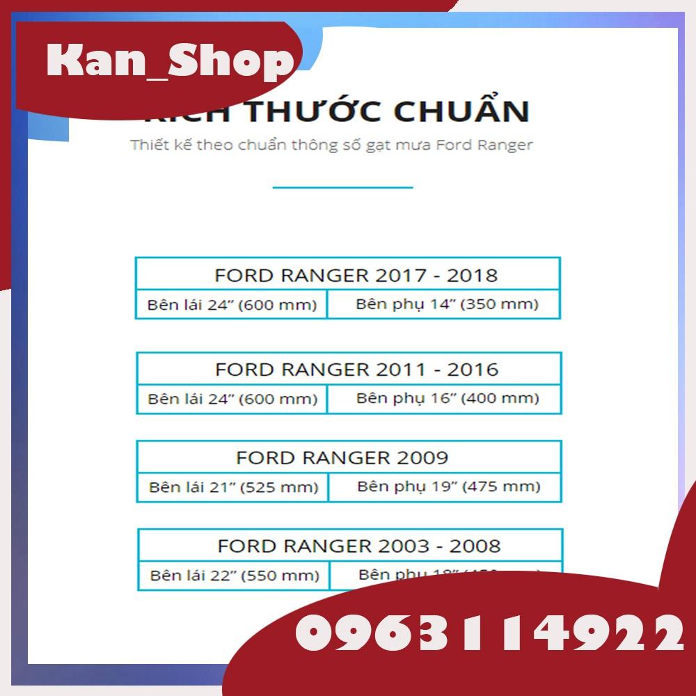 Gạt Mưa Silicone Dành Cho Xe Ford Ranger