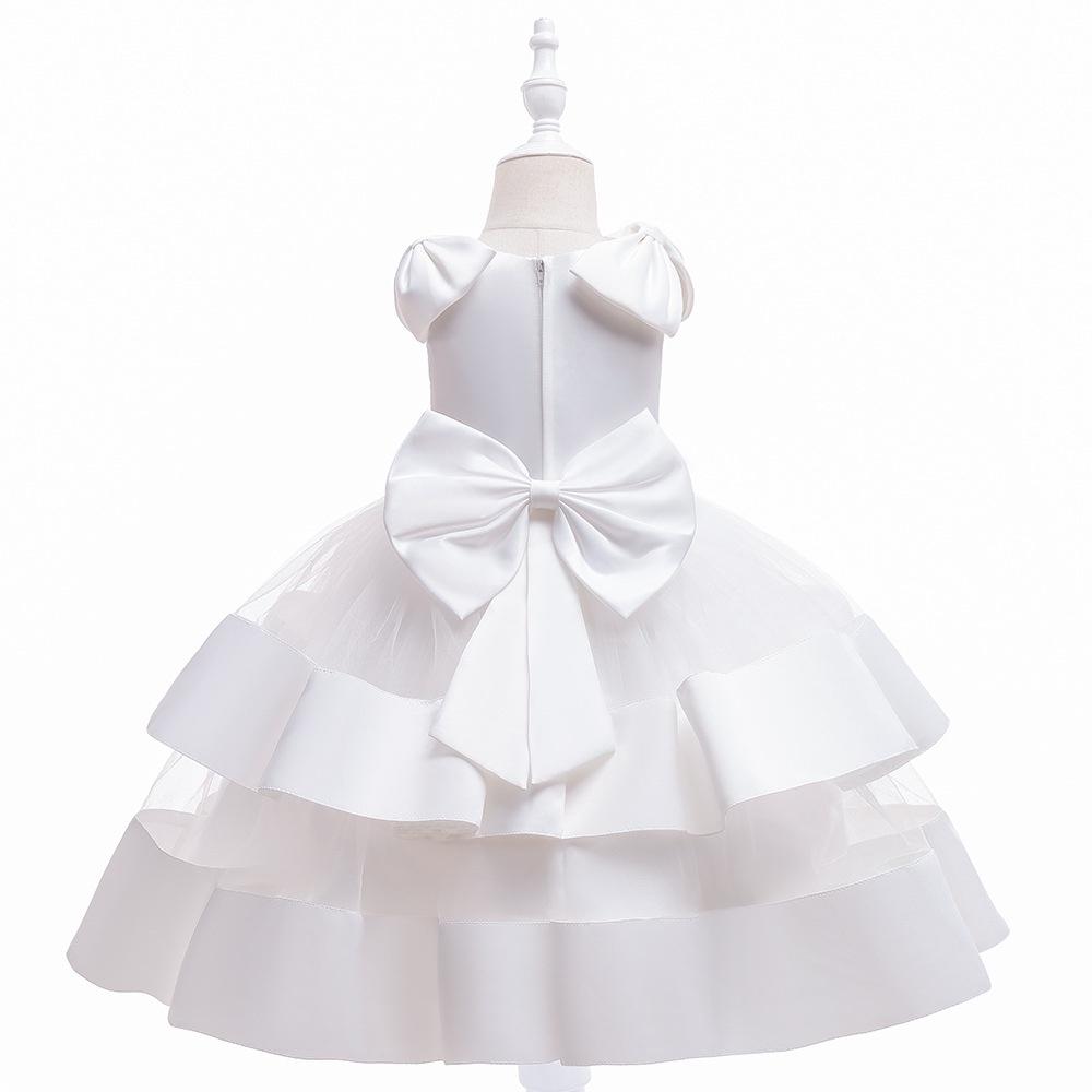DC16 Size110-150 (13-35kg) Đầm công chúa cao cấp (Đầm voan xoè 2 tầng vải lụa dự tiệc đám cưới) hàng quảng châu