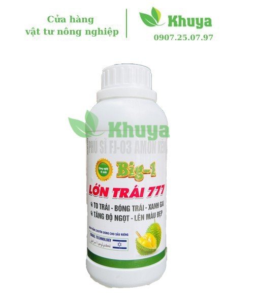 Phân bón vi lượng Big-1 Lớn trái 777 500ml To trái - Xanh gai - Tăng độ ngọt