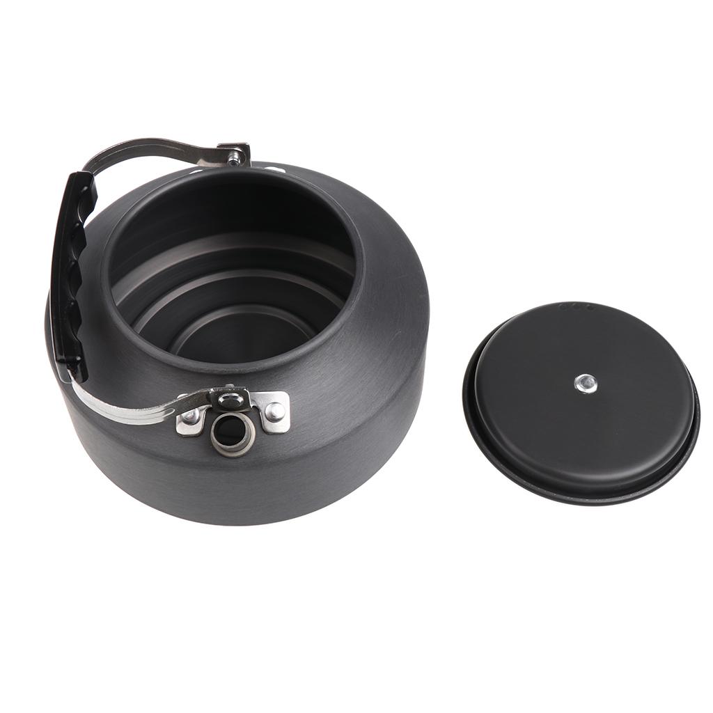 1.1L Portable Ultralight Camping Water Kettle Hiking BBQ Coffee Pot Teapot