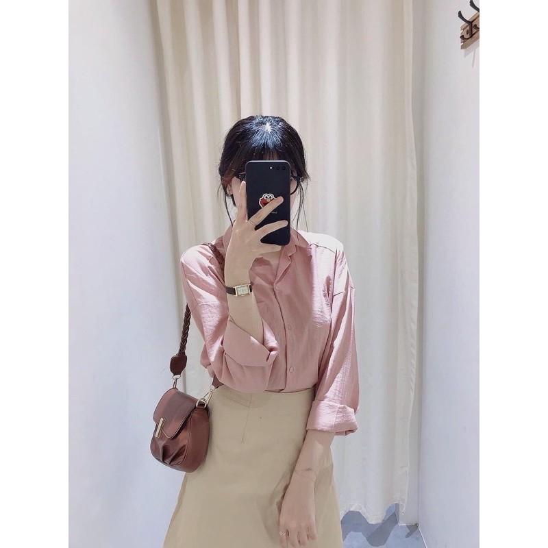 SƠ MI OVERSIZE PASTEL (2 màu)