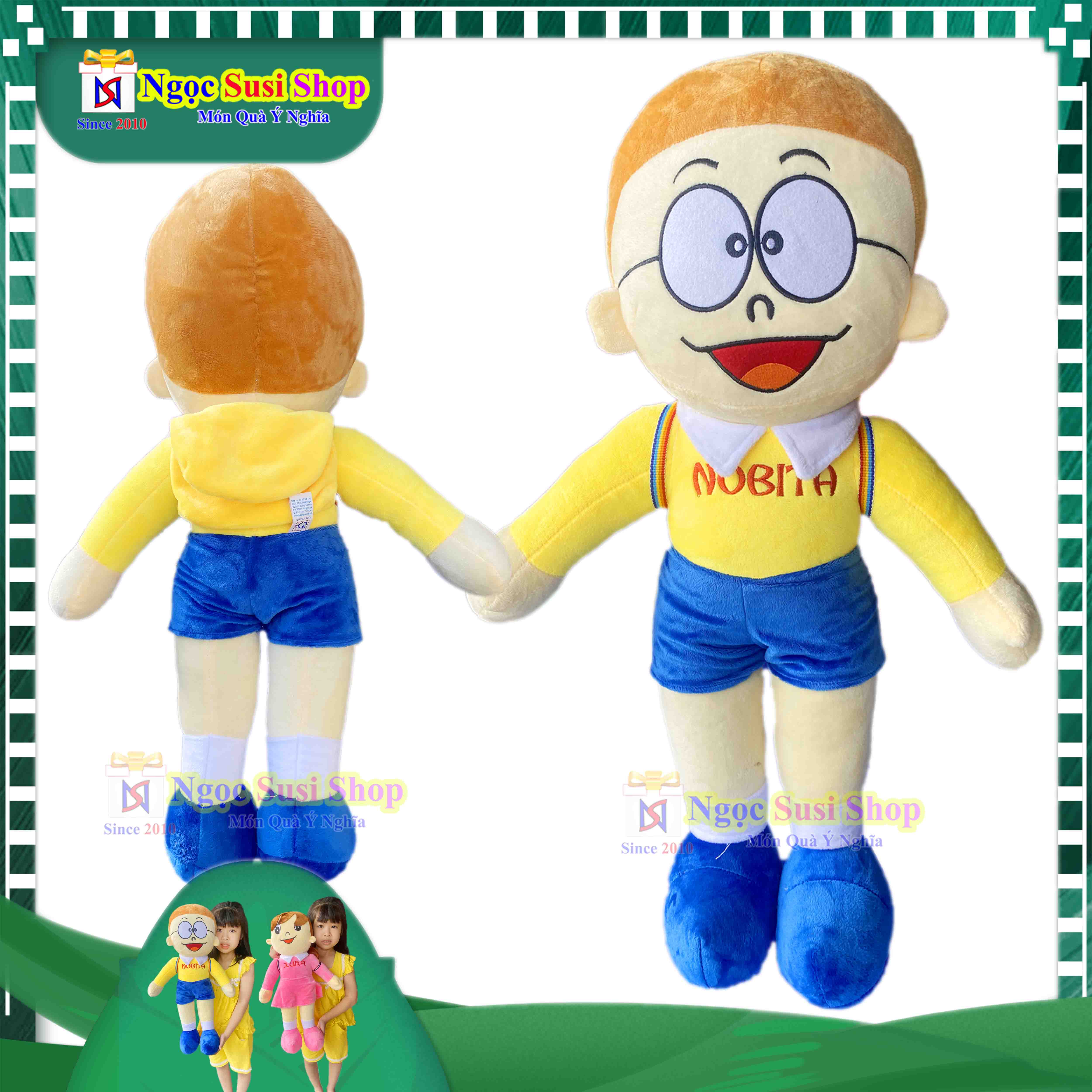 GỐI ÔM NOBITA XUKA CHO BÉ SIÊU MỀM MỊN - THÚ BÔNG CHO BÉ