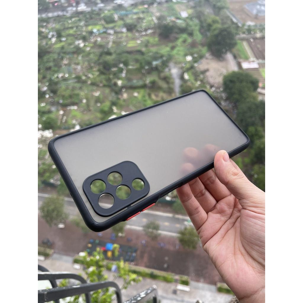 Ốp lưng cho Samsung Galaxy M62 , F62 viền dẻo đen lưng nhám mờ bảo vệ camera