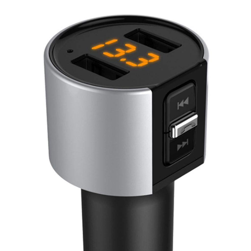 Dual USB 5V 2.4A &amp; 1A Car Bluetooth Transmitter Radio Adapter MP3 Player