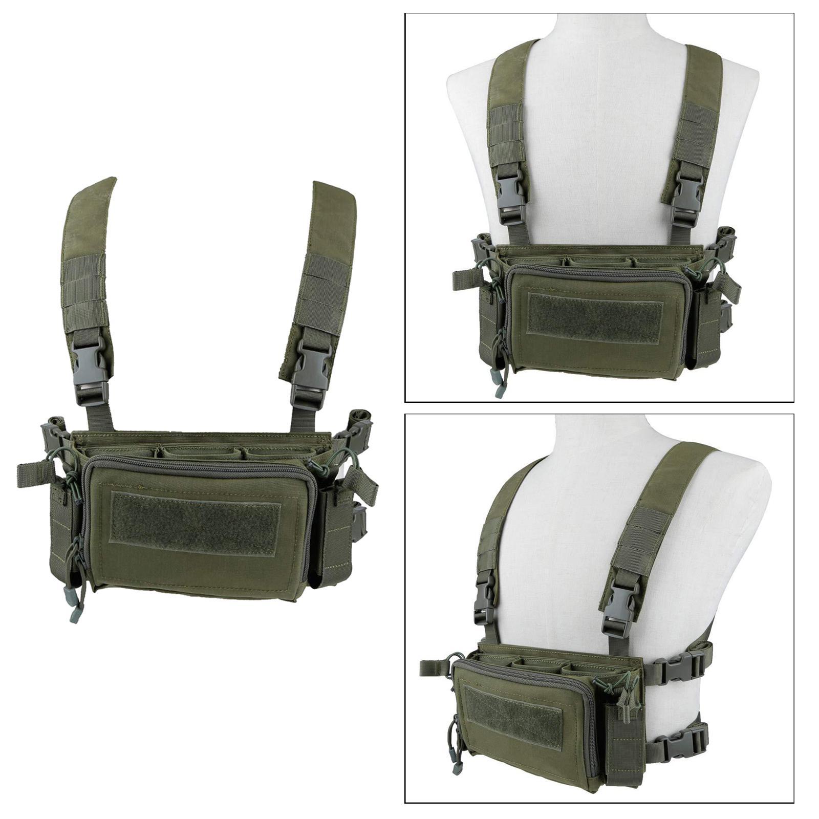 Vest with Pouch Molle Chest Plate Carrier