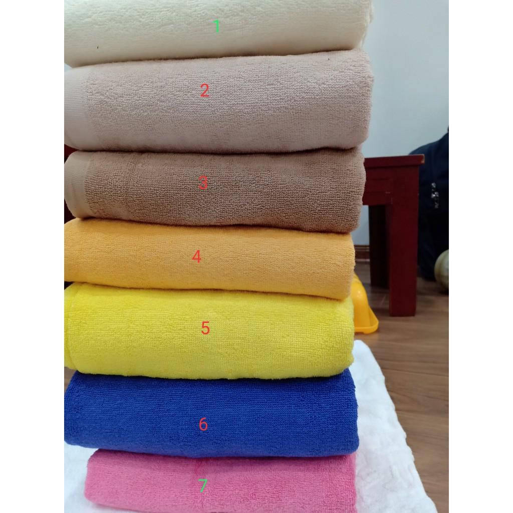 Khăn tắm xuất Nhật kt 70x140cm khăn bông chất cotton 100% hàng xuất dư, không phai màu, không xù lông, thấm hút cực tốt