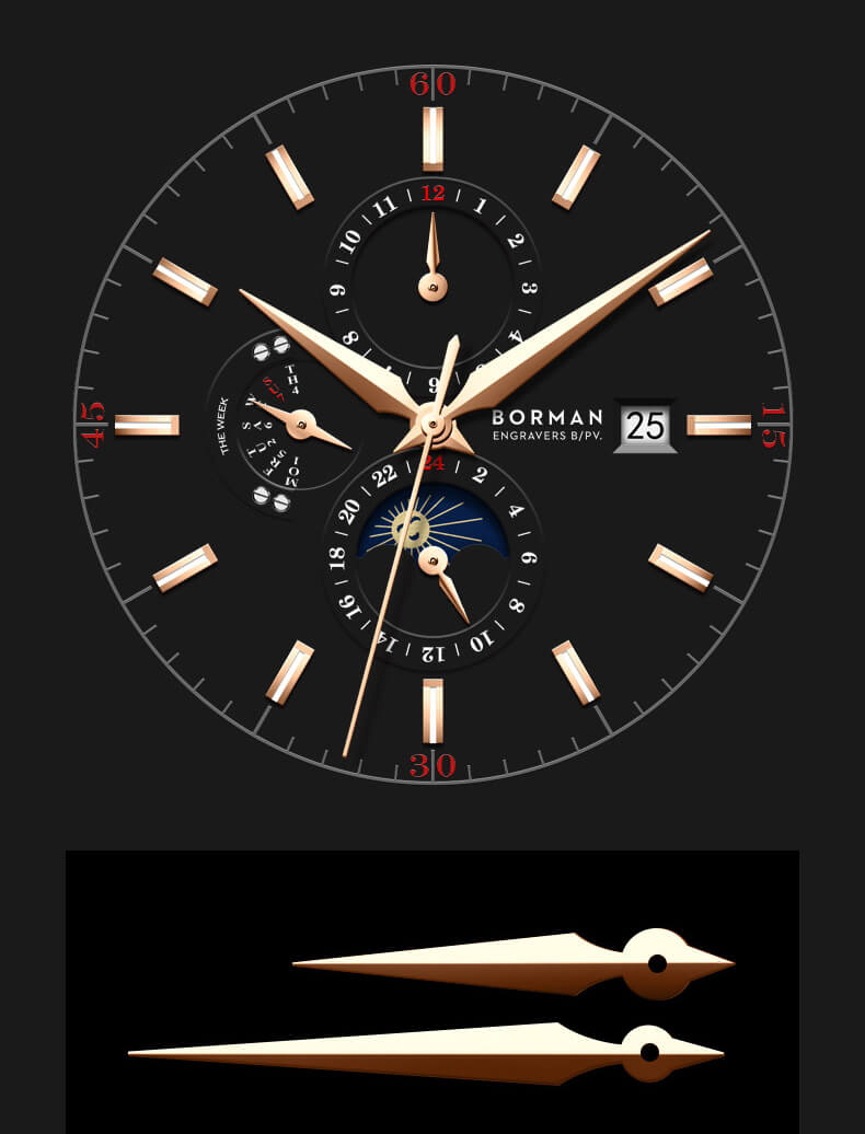 Đồng hồ nam chính hãng Borman BM3871-5