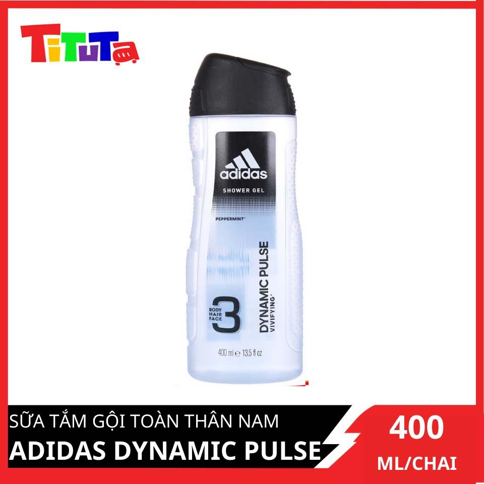 Sữa Tắm Gội Toàn Thân Nam Adidas Dynamic Pulse 400ml