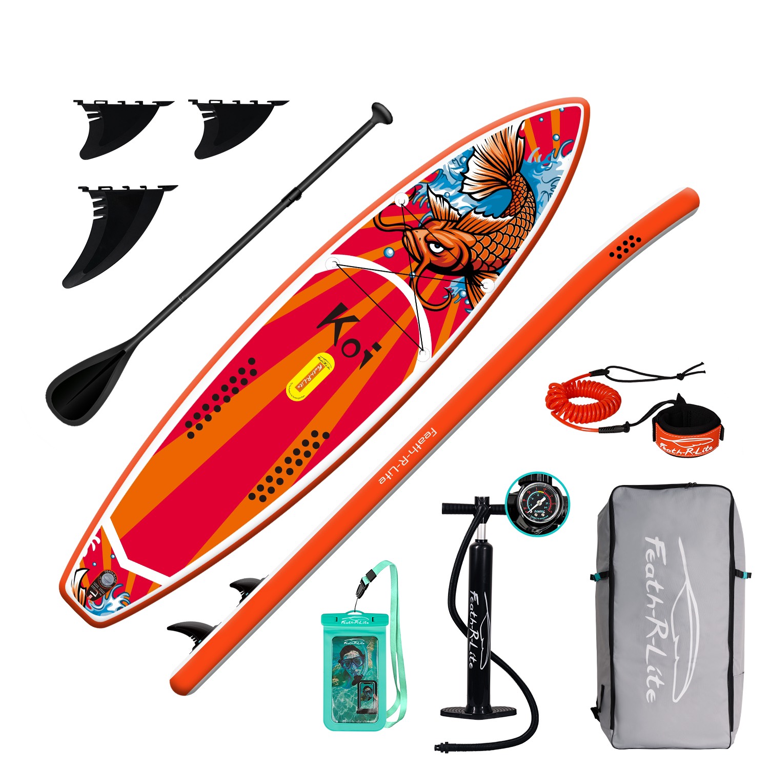 SUP KOI - Ván chèo đứng bơm hơi Funwater KOI - Thuyền SUP chính hãng