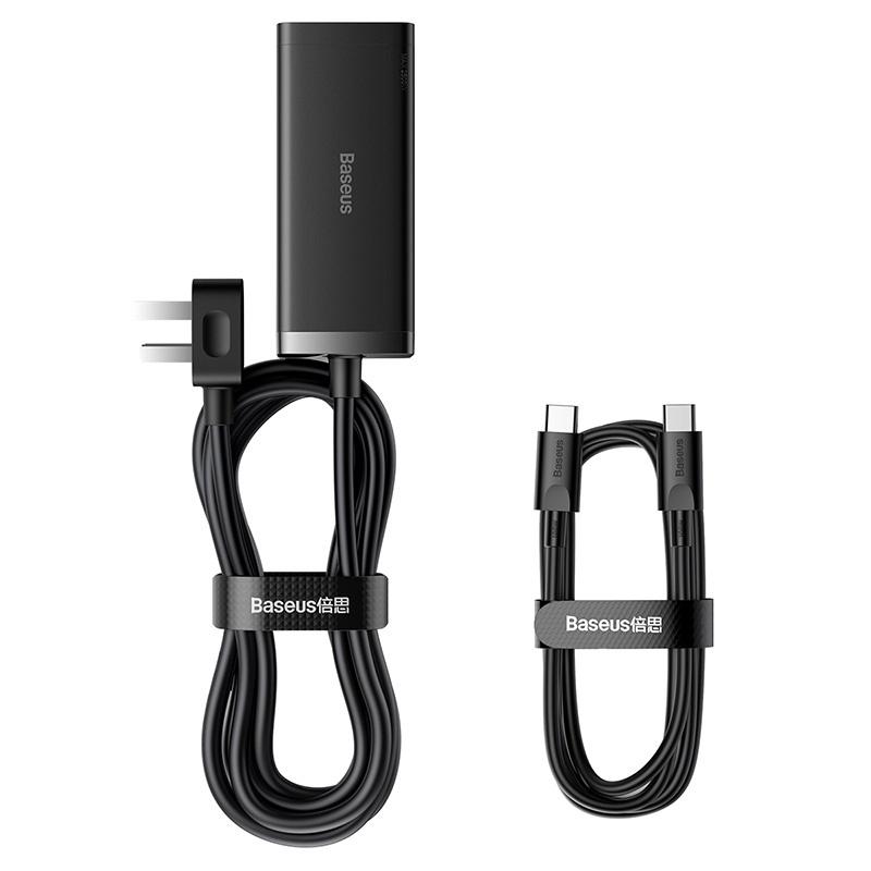 Cốc Sạc Nhanh Baseus 100W GaN3 Pro Desktop Powerstrip 6 in 1 AC 100V-220V