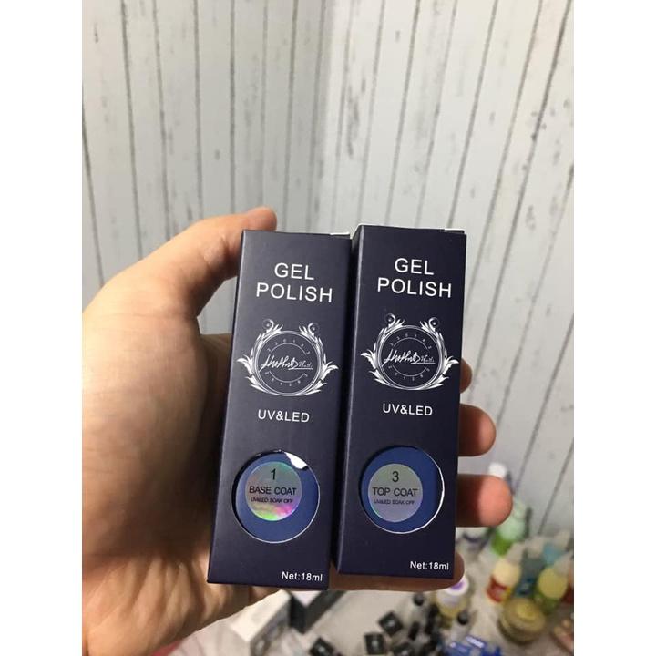 Base top Ruby Gepolish 18ml loại xịn, siêu bền bóng