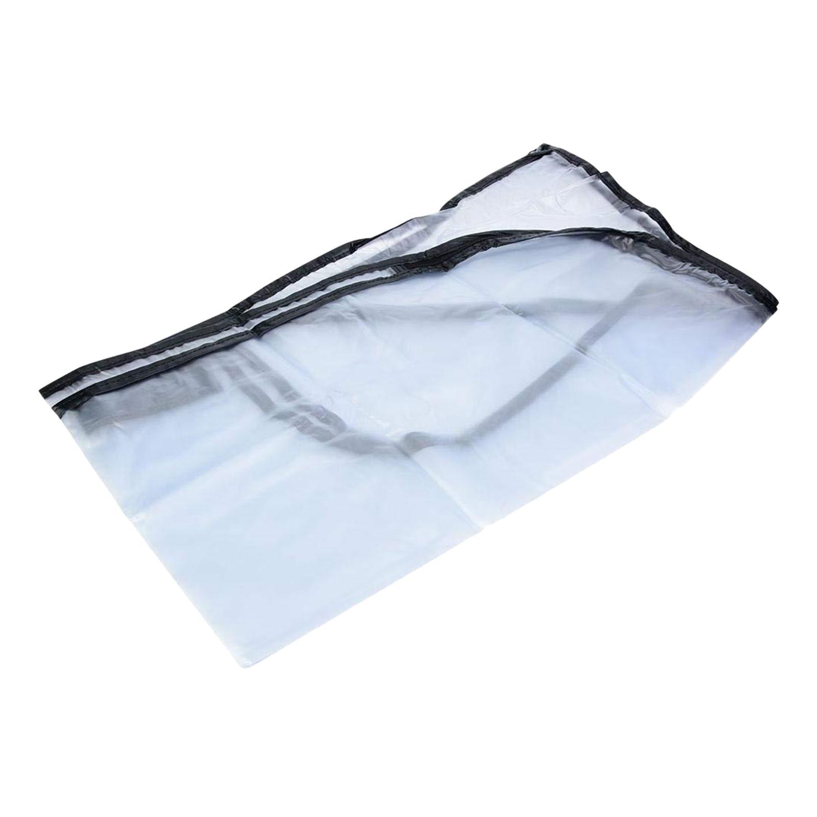 Golf Bag Rain Cover - PVC Clear Cape Golf Club Protection Water Resistant