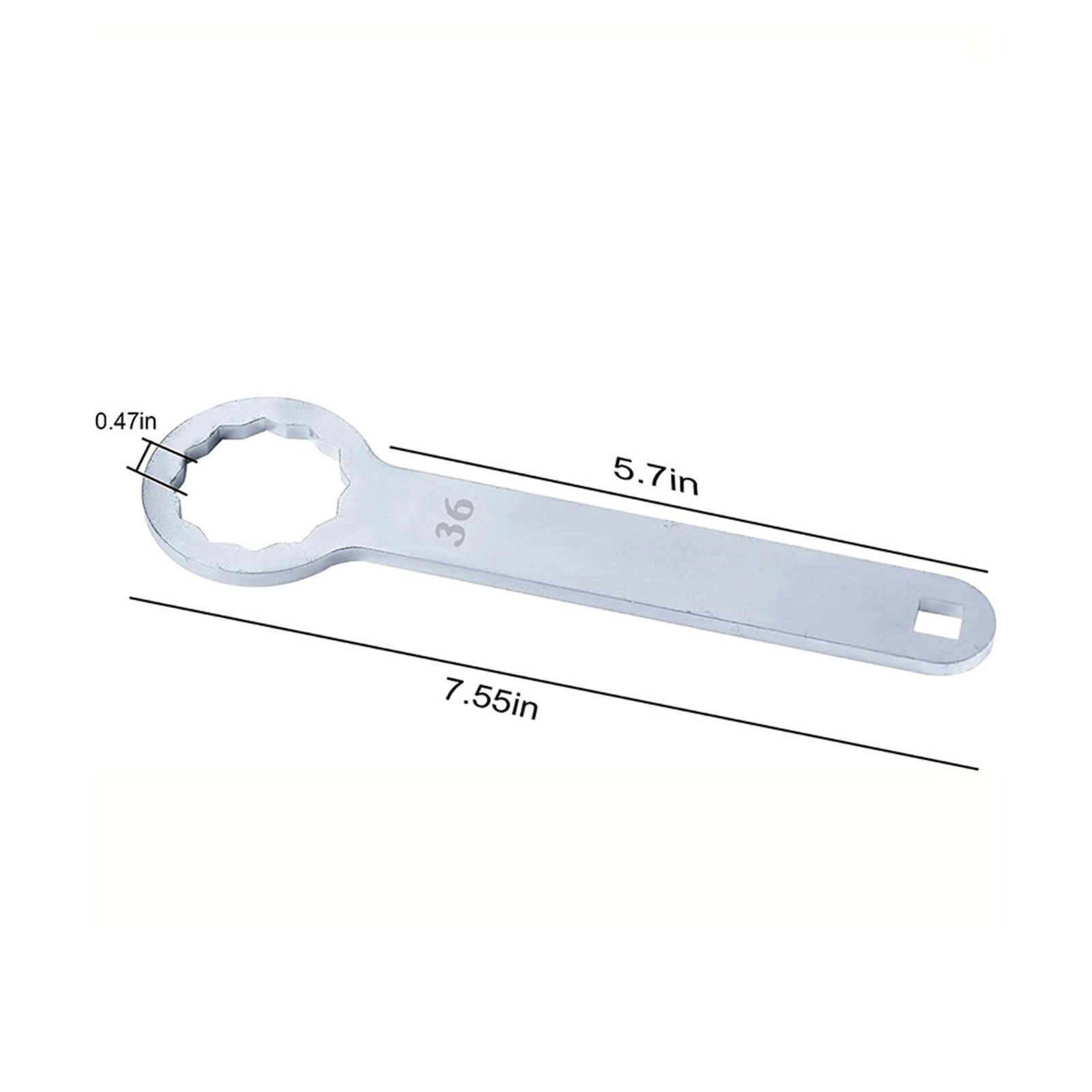 36mm Rear Axle Wrench Tool, Rear Axle Nut  Adapter, -47925 Steel Adjusting Belt Tension, Motorbike Hand Tool