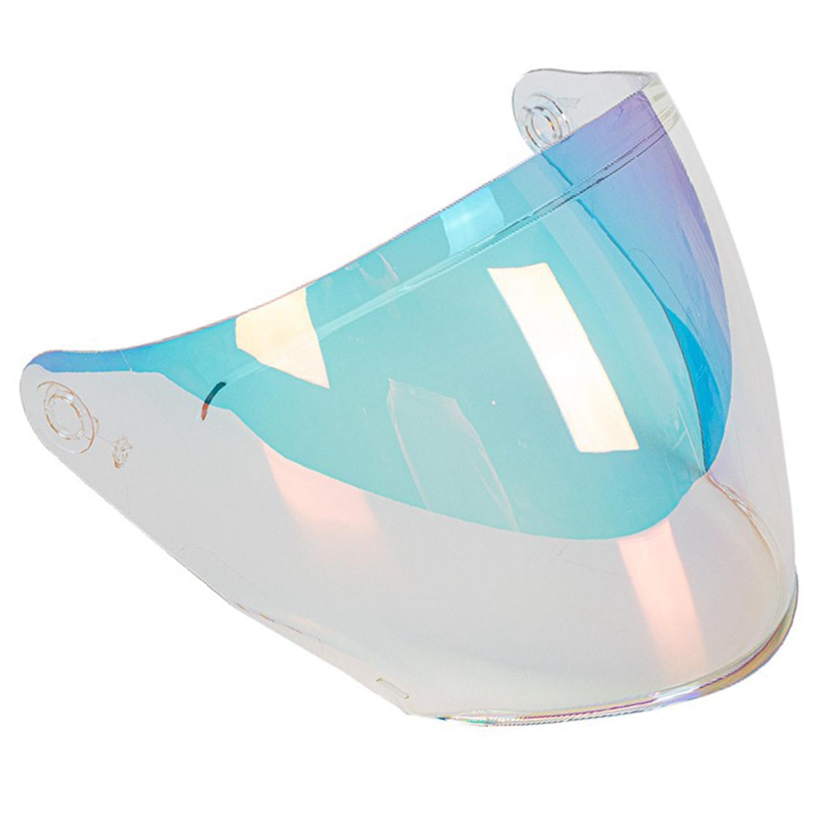 Helmet Visor Shield ,Open Face Shield Motorbikes Supplies Helmet Glass Fits for Kyt Nfj Helmets Easy to Install