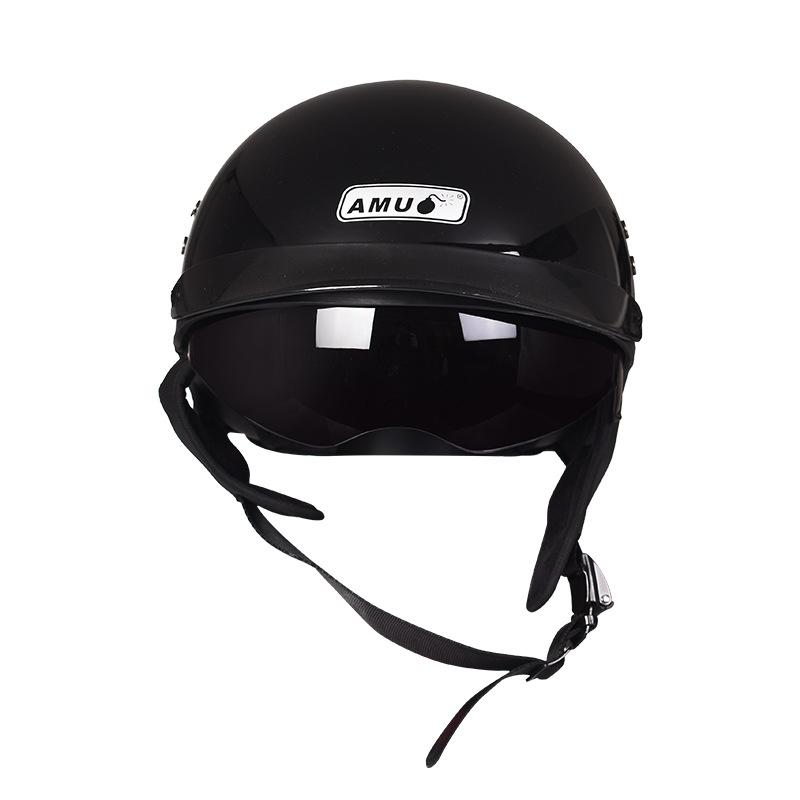 Giao Hàng Nhanh Chóng Điện Xe Máy Retro Đi Mũ Bảo Hiểm FRP Xe Máy Mũ Bảo Hiểm Nửa Xe Máy Muỗng Mũ Bảo Hiểm Nữ