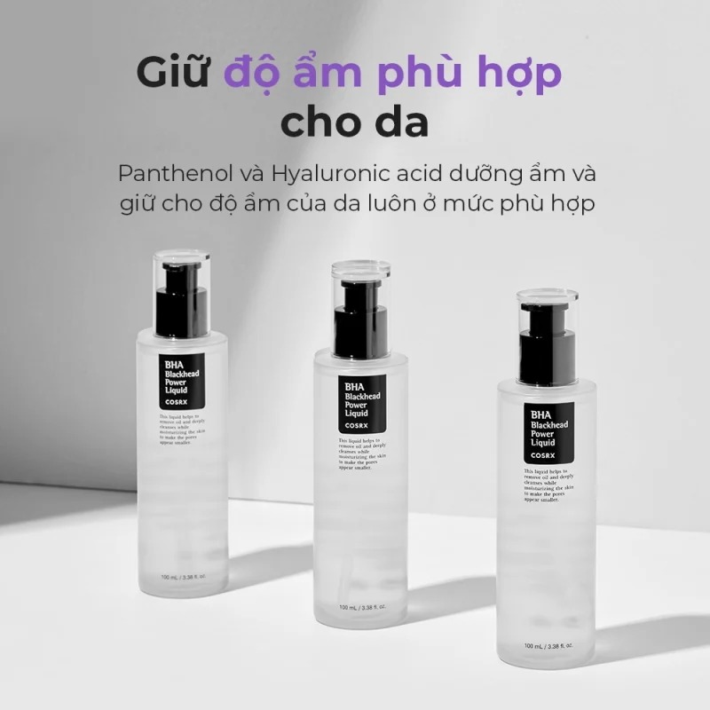 Tẩy Tế Bào Chết Hóa Học Cosrx BHA Blackhead Power Liquid