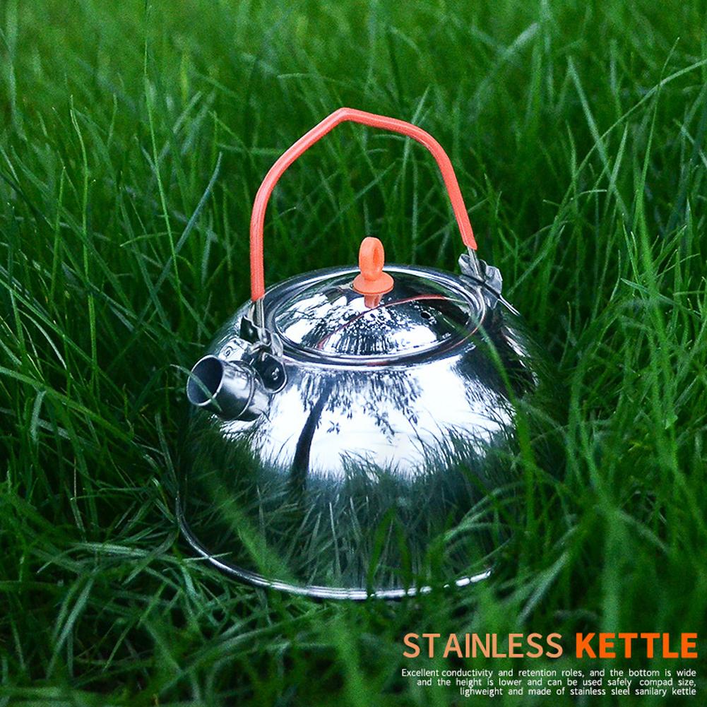 Ấm Trà Nhỏ Bằng Thép Không Gỉ Di Động 0.6L