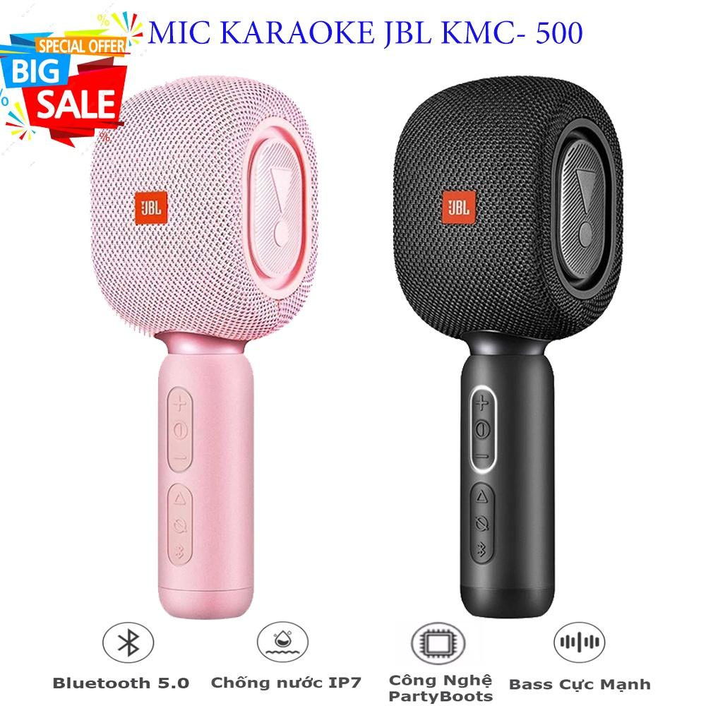 Micro Hát Karaoke Bluetooth KMC-500 Phiên Bản Thần Tượng, Kèm Loa Cao Cấp, Chất Lượng Âm Thanh Trong Trẻo