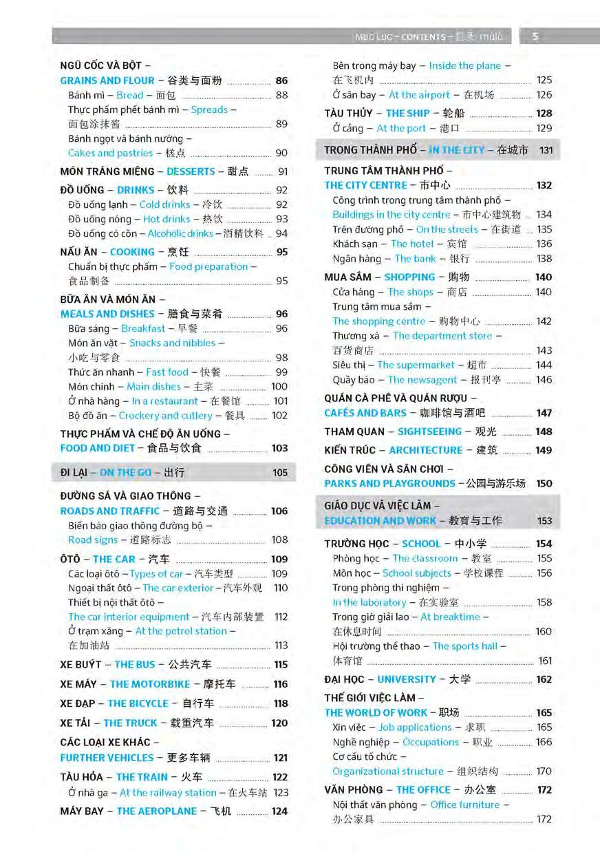 PONS GENERAL REFERENCE – TRILINGUAL VISUAL DICTIONARY Vietnamese–English–Chinese