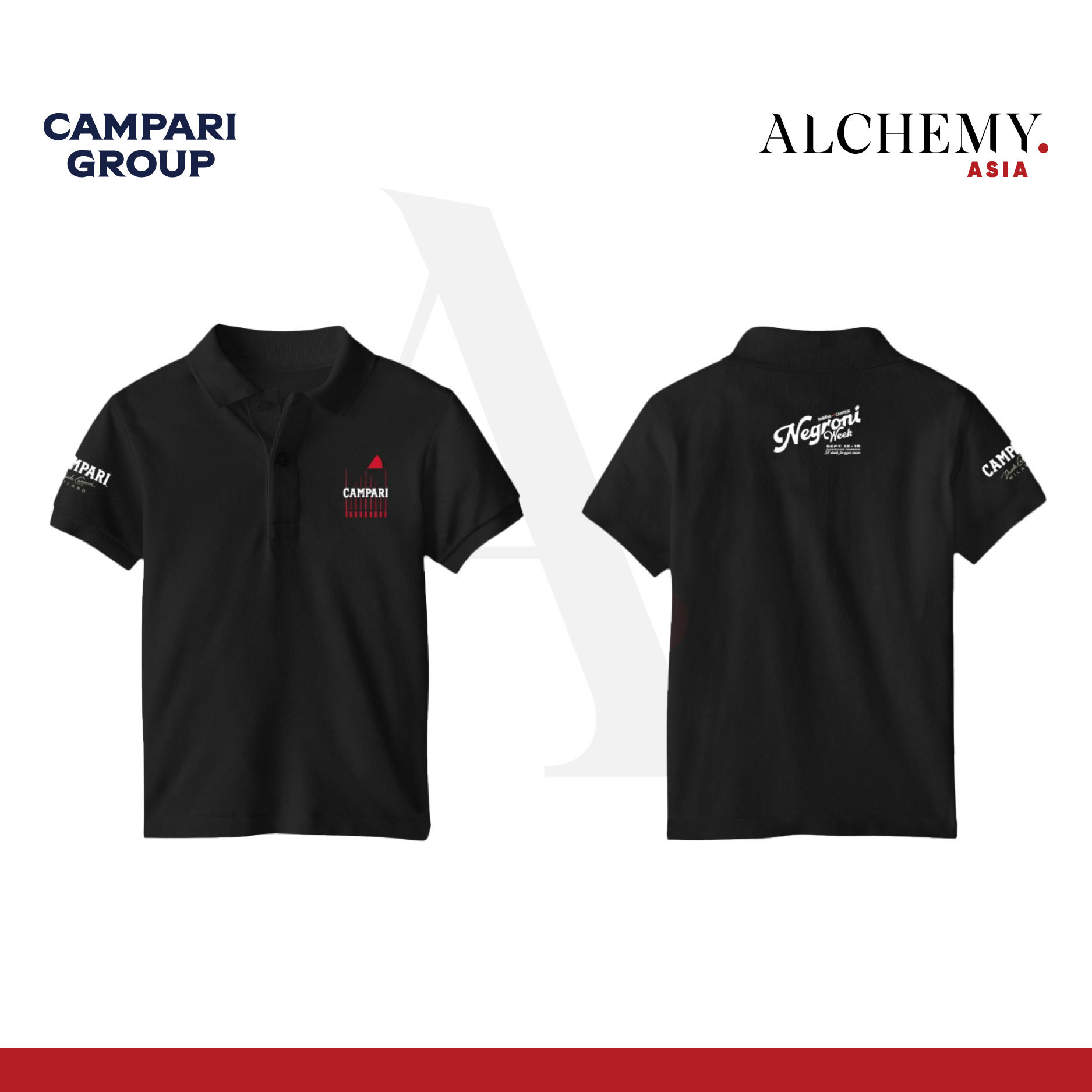 [GIFT-NOT FOR SALE] CAMPARI NEGRONI WEEK - MUA RƯỢU TẶNG ÁO TSHIRT - HÀNG TẶNG KHÔNG BÁN