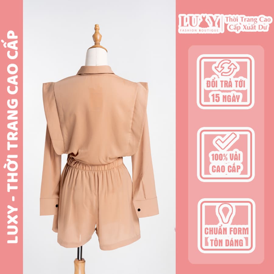 Set quần áo nữ tay dài LUXY S93 đủ size từ 45kg - 70kg