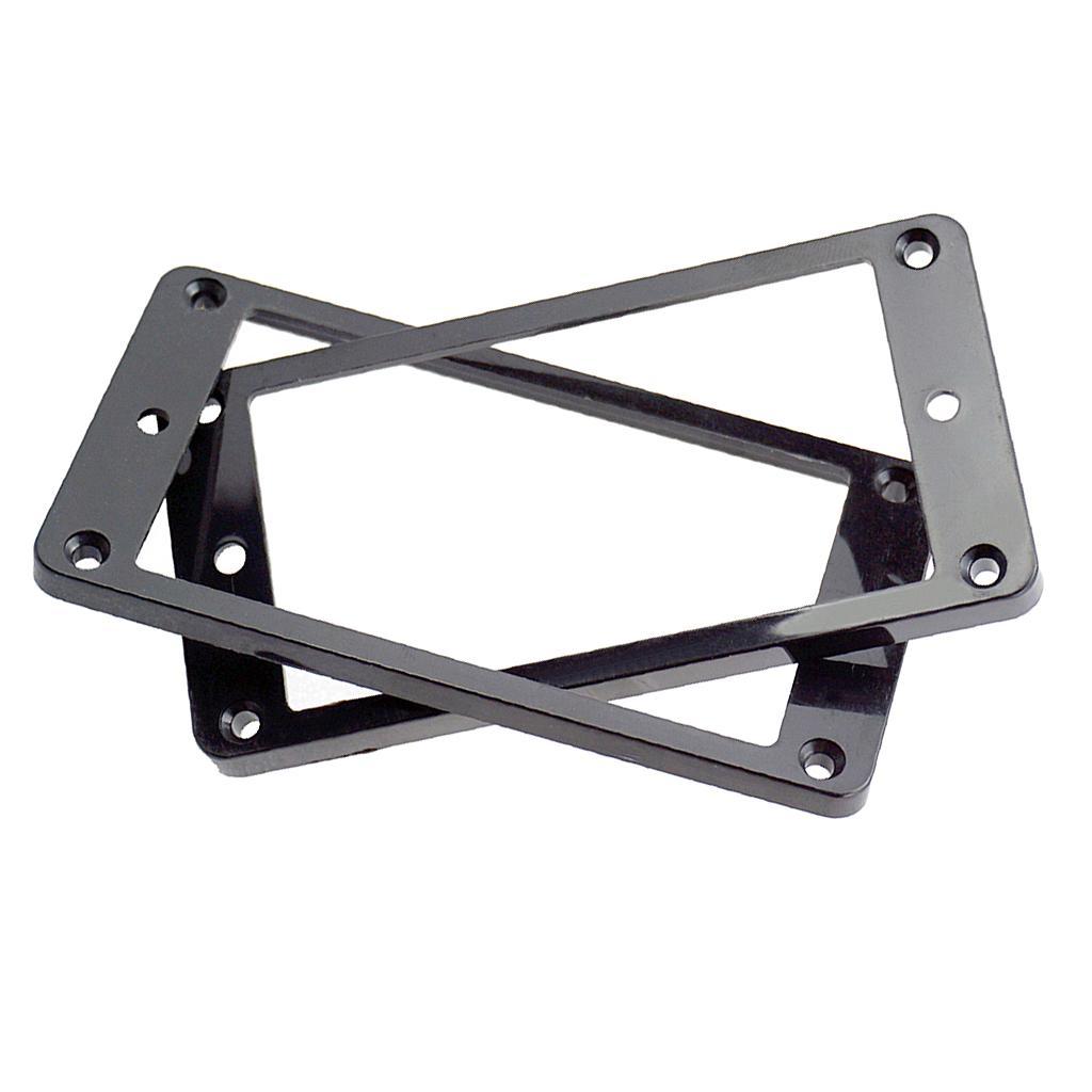 2pcs White Humbucker Pickup Mounting Rings for Neck&Bridge Pickups