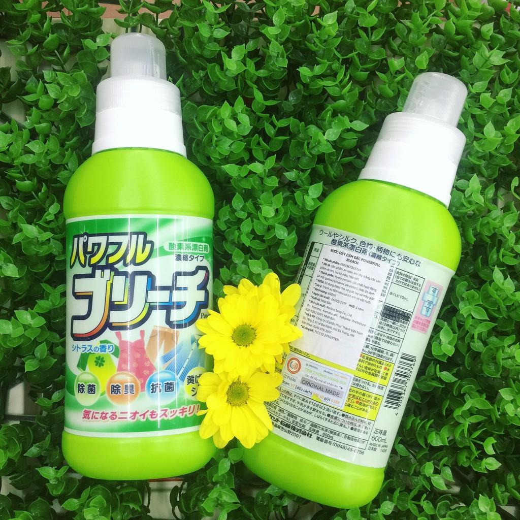 Nước giặt đậm đặc powerful Bleach 600ml