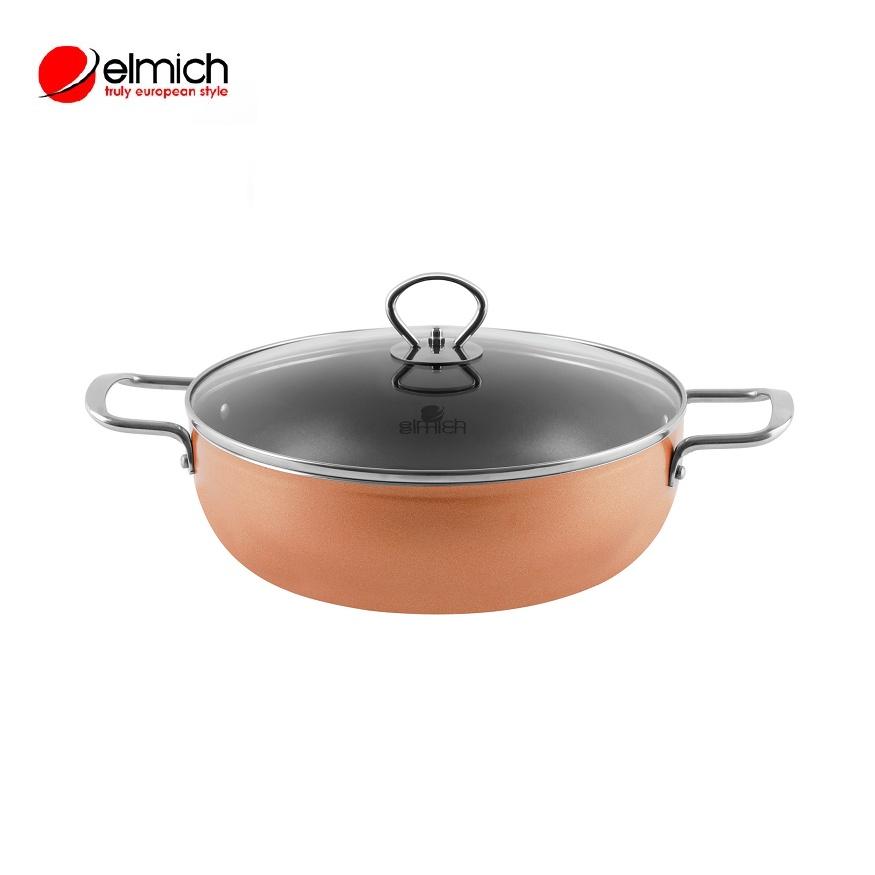 Nồi lẩu nhôm chống dính vân đá đáy từ cao cấp 26cm Smartcook 5552KMB