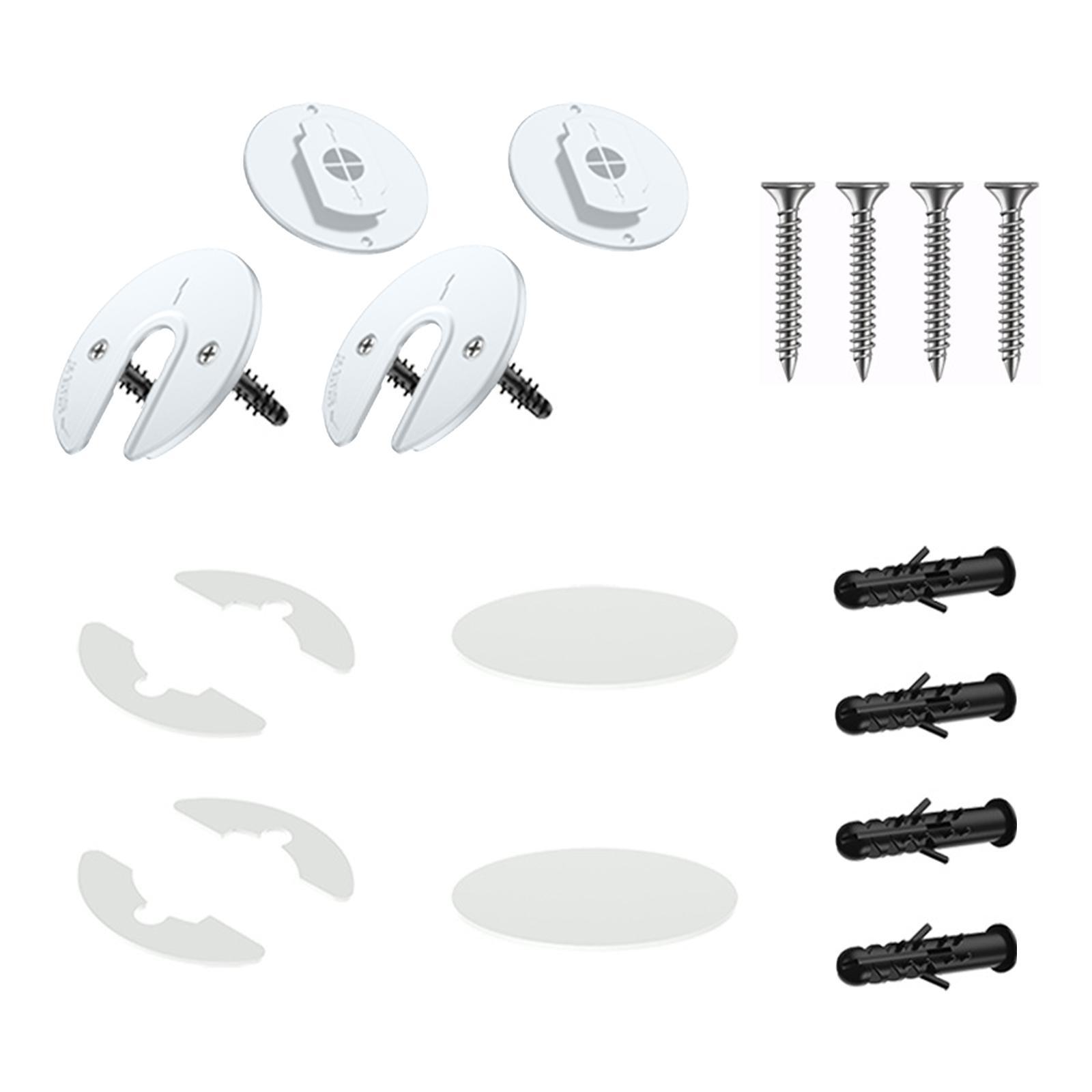 Wall Mount Tablet Bracket 90 Degrees Rotatable Tablet Holder for Laptop Router Living Room