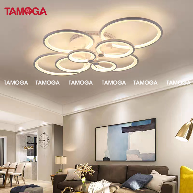 Đèn ốp trần nhiều vòng TAMOGA ALABI 106