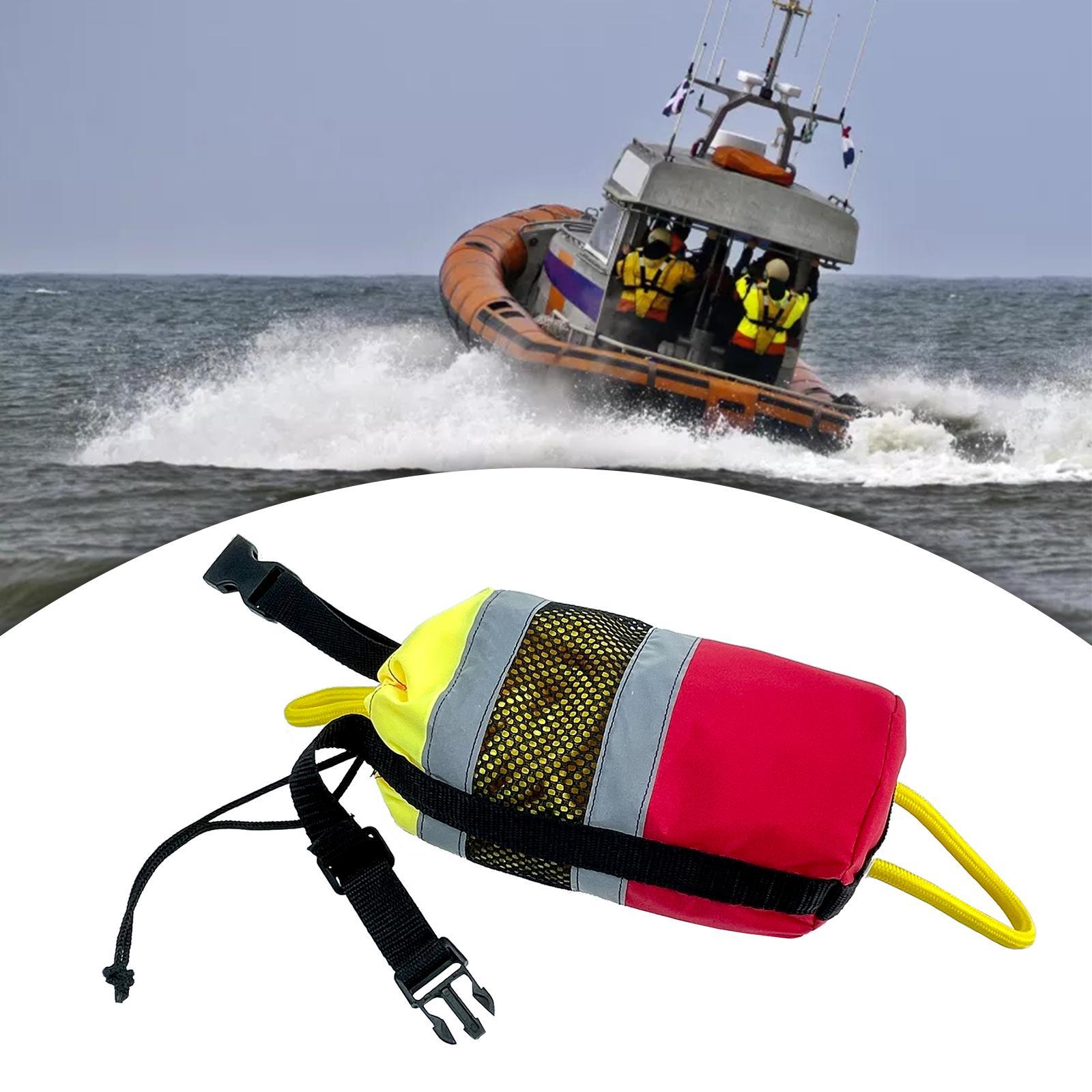 Throw Bag Rafting Floating Rope Swimming Reflective Throw Rope Kayak
