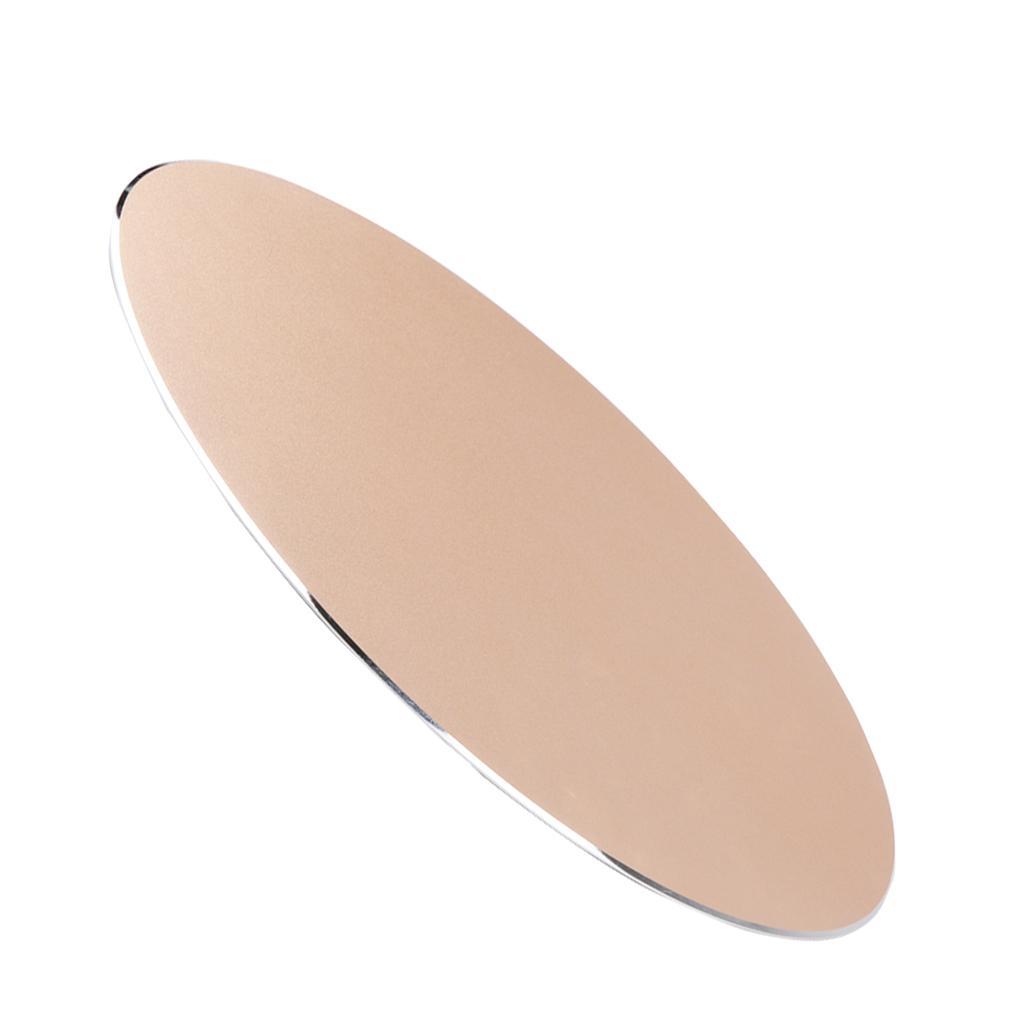 Aluminum Gaming Mouse Pad Mat with Non-slip Rubber Base For Computer