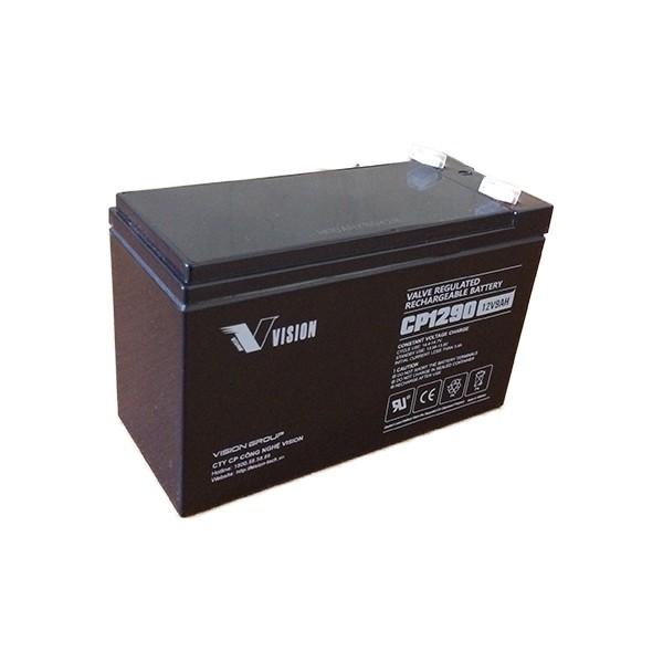 Ắc Quy Vision CP1290 12V-9Ah - Chuyên Dùng Cho Nguồn Dự Phòng (UPS, Inverter,..)