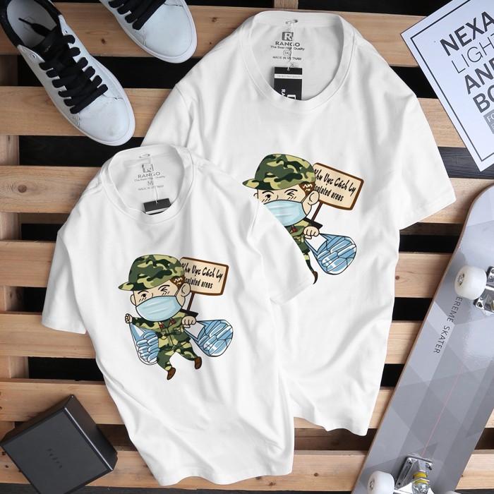 Áo thun tay lỡ CoolZ phông Unisex nam nữ Cotton oversize form rộng chống dịch hoạt hình 2 mặt CZ045