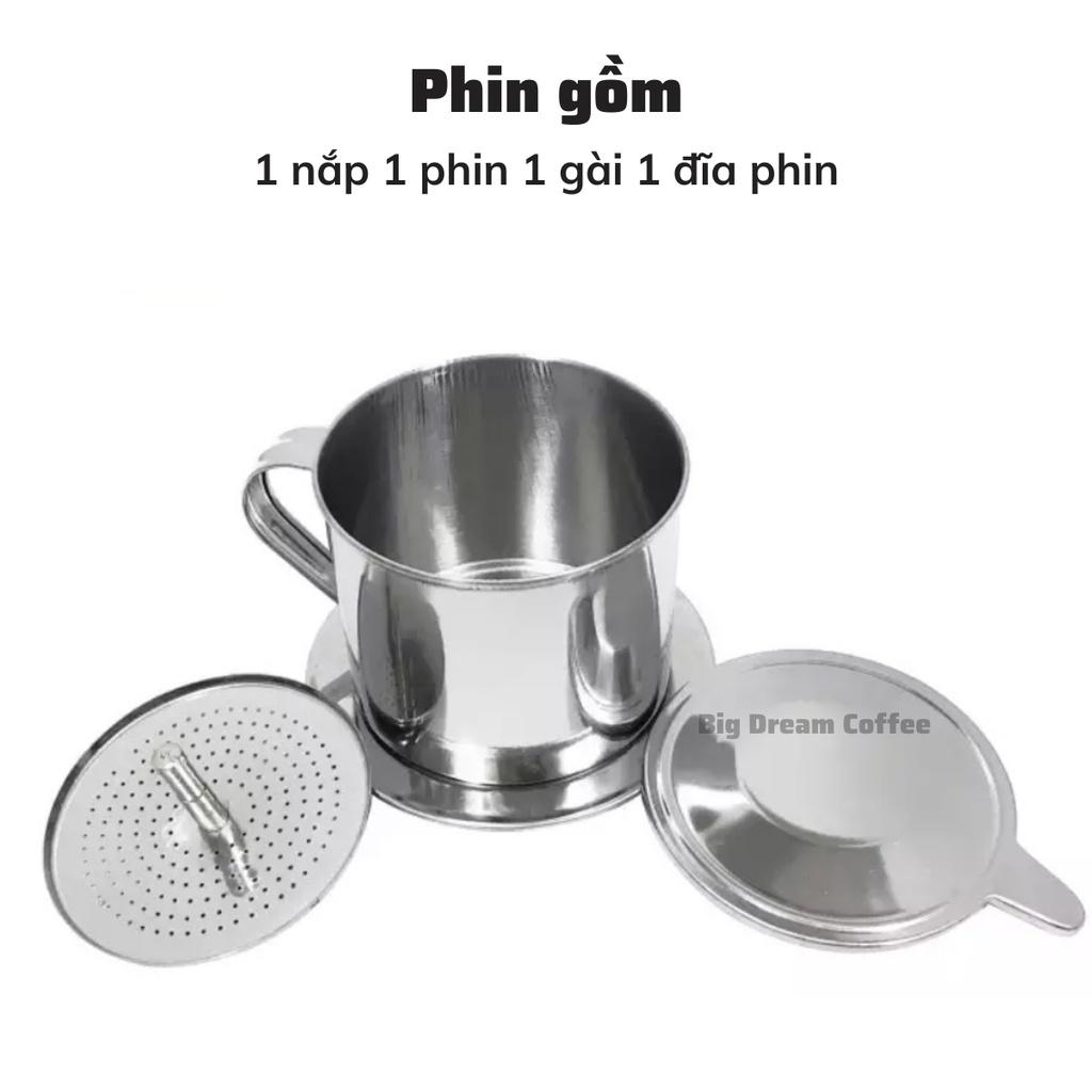 Phin pha cafe Việt Inox cao cấp 304 phin nhôm trung nguyên pha cà phê nguyên chất giữ nguyên hương vị đậm đà