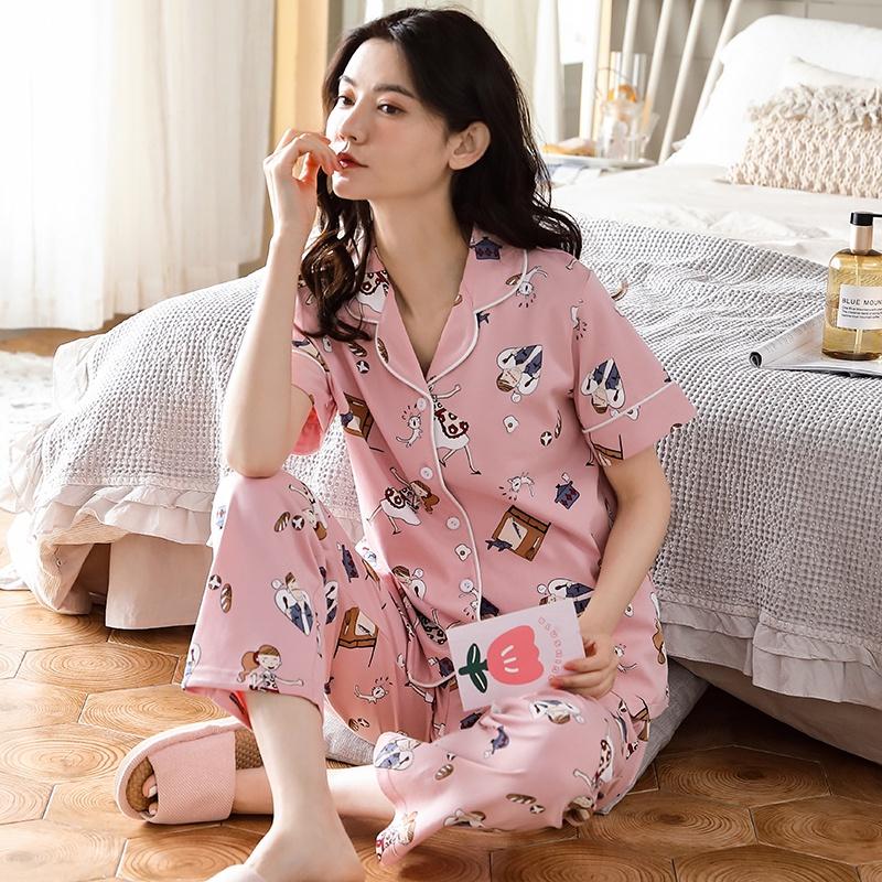Bộ Pijama cộc tay cực thoáng mát, thời trang, khỏe khoắn