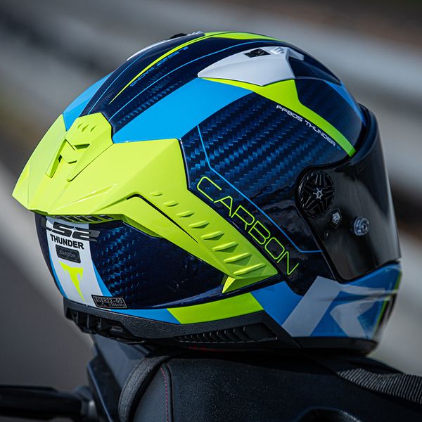 Mũ Bảo Hiểm Fullface Racing LS2 FF805 Thunder Carbon