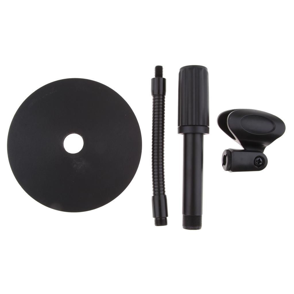 Microphone Stand, 360° Adjustable Desktop Microphone Holder Bracket with Mic